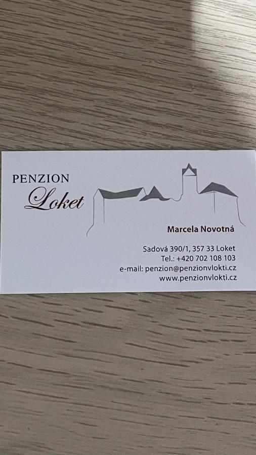 Penzion Loket Bagian luar foto